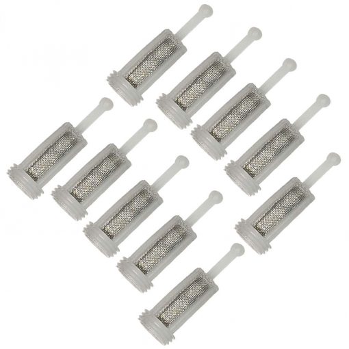 GRAVITY FEED STAINLESS STEEL MESH BARREL STRAINER (10PK)